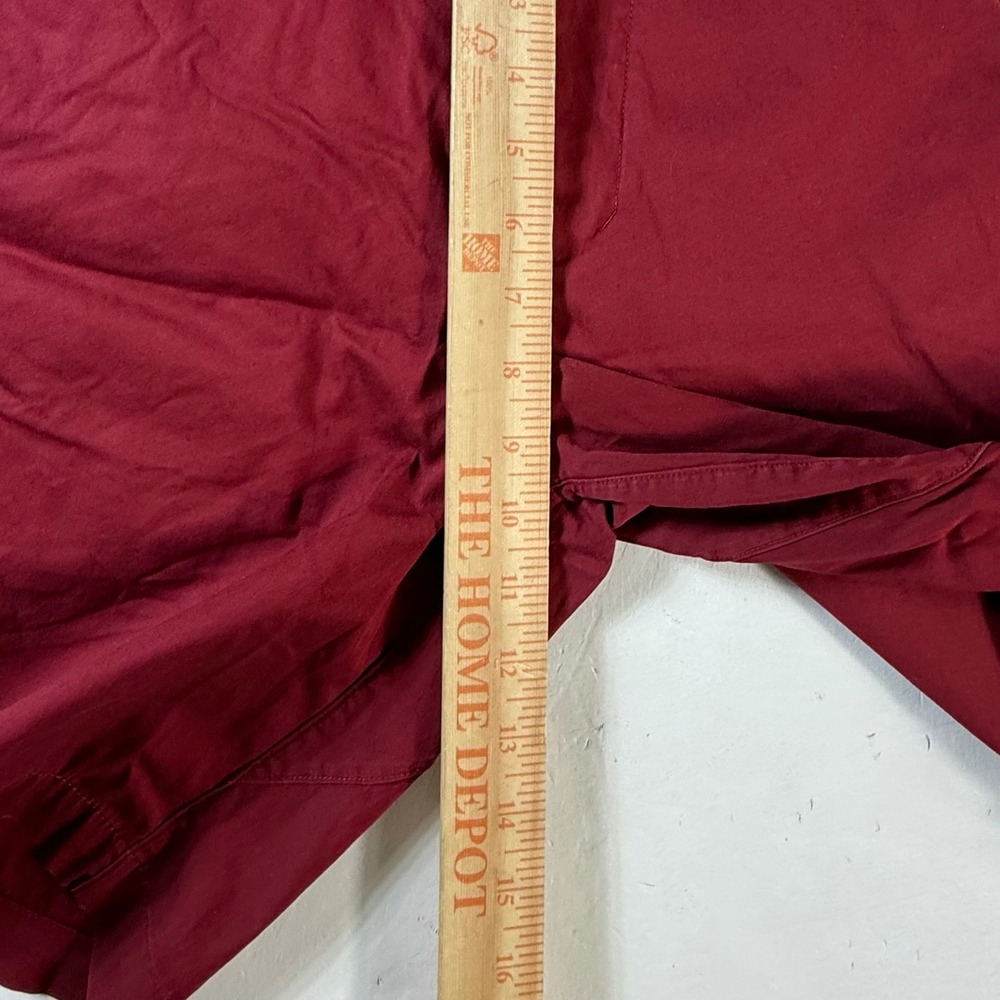 Lululemon Commission Shorts Mens 28 Burgundy Red Chino Style 9 Inch Inseam - Picture 6 of 8